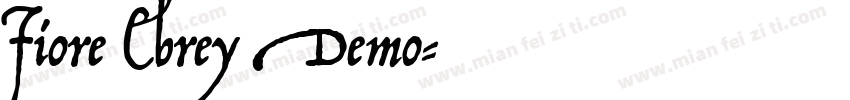 Fiore Ebrey Demo字体转换